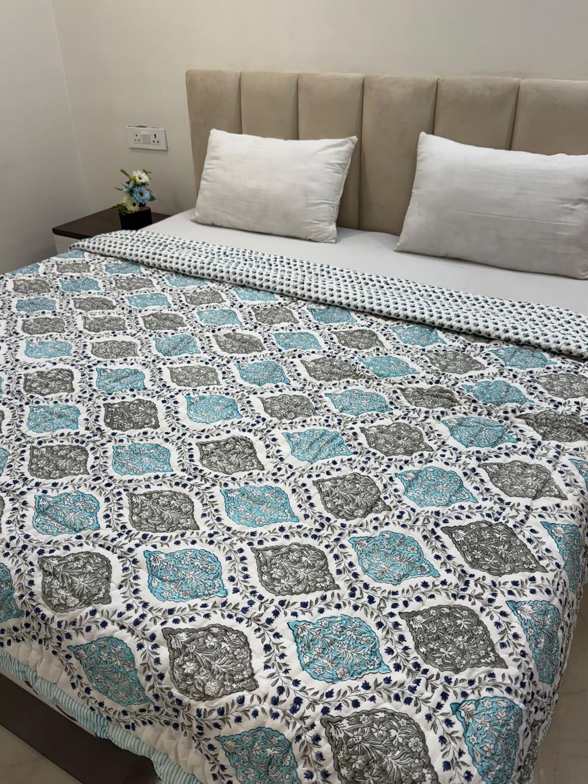 Double Bed Reversible Quilt