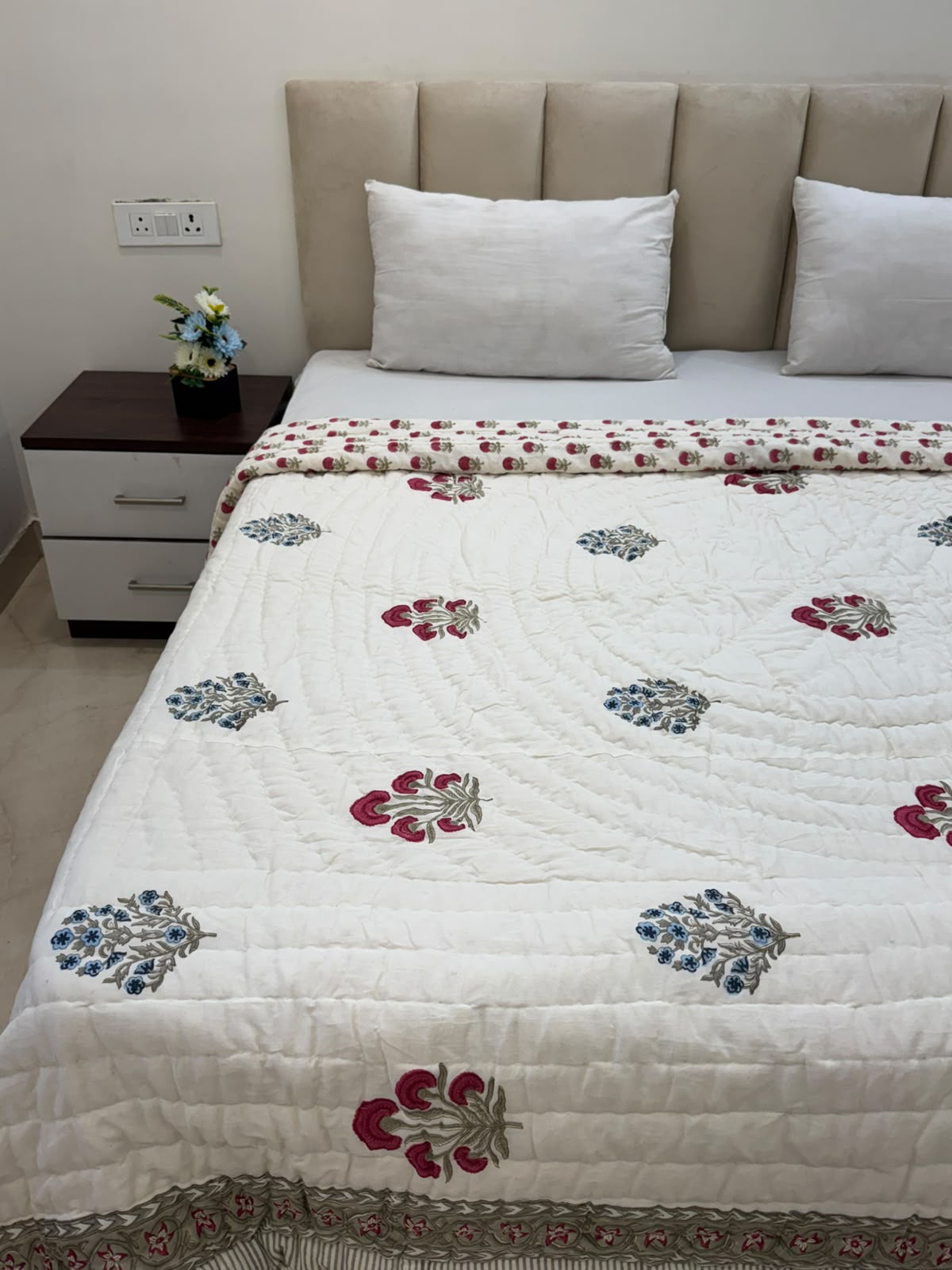 Double Bed Reversible Quilt
