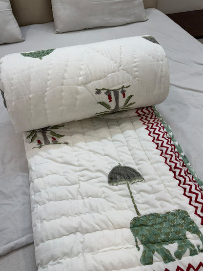 Double Bed Reversible Quilt