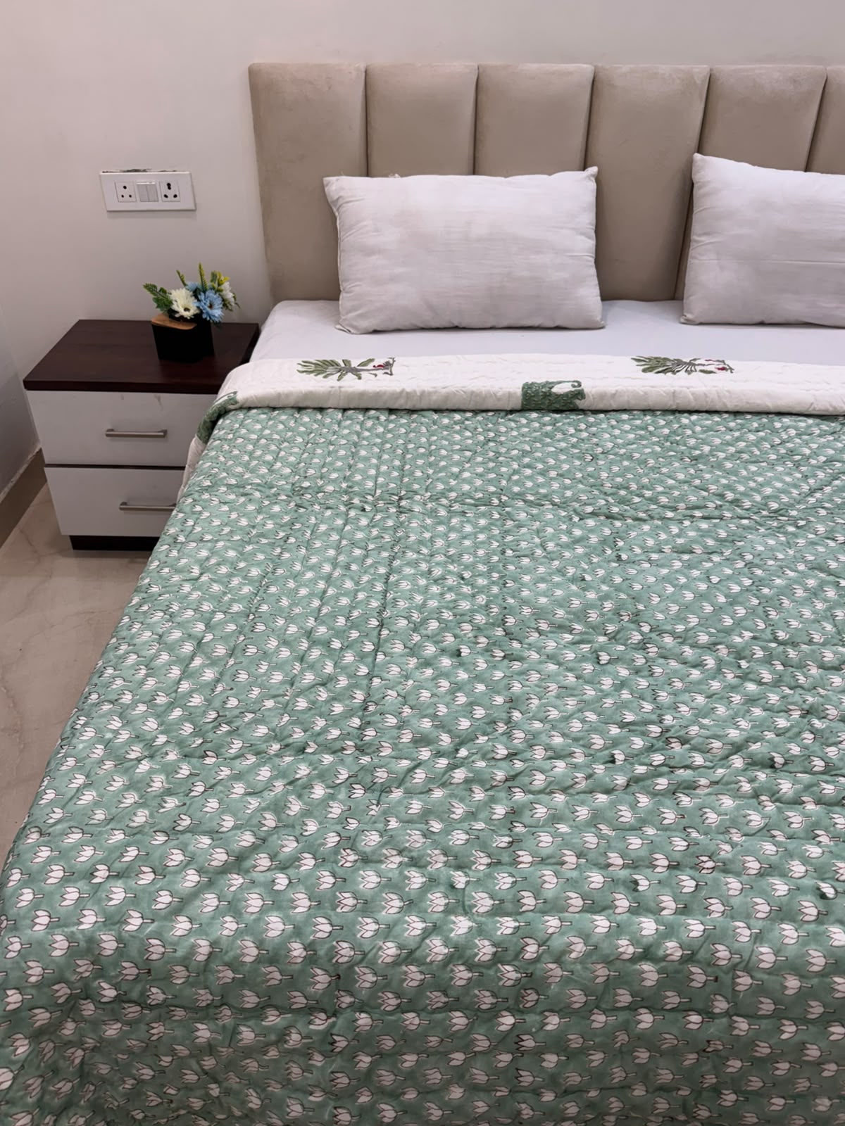 Double Bed Reversible Quilt