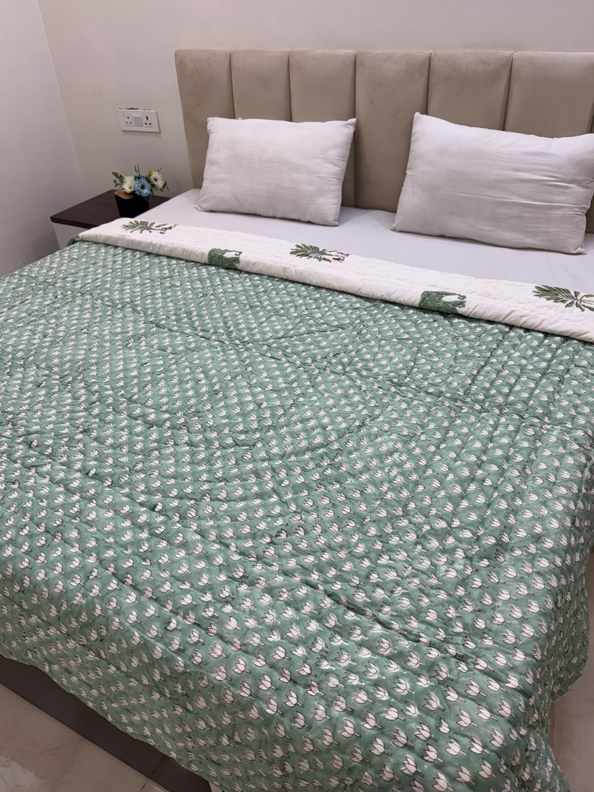 Double Bed Reversible Quilt