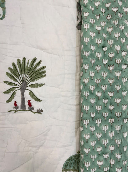 Double Bed Reversible Quilt