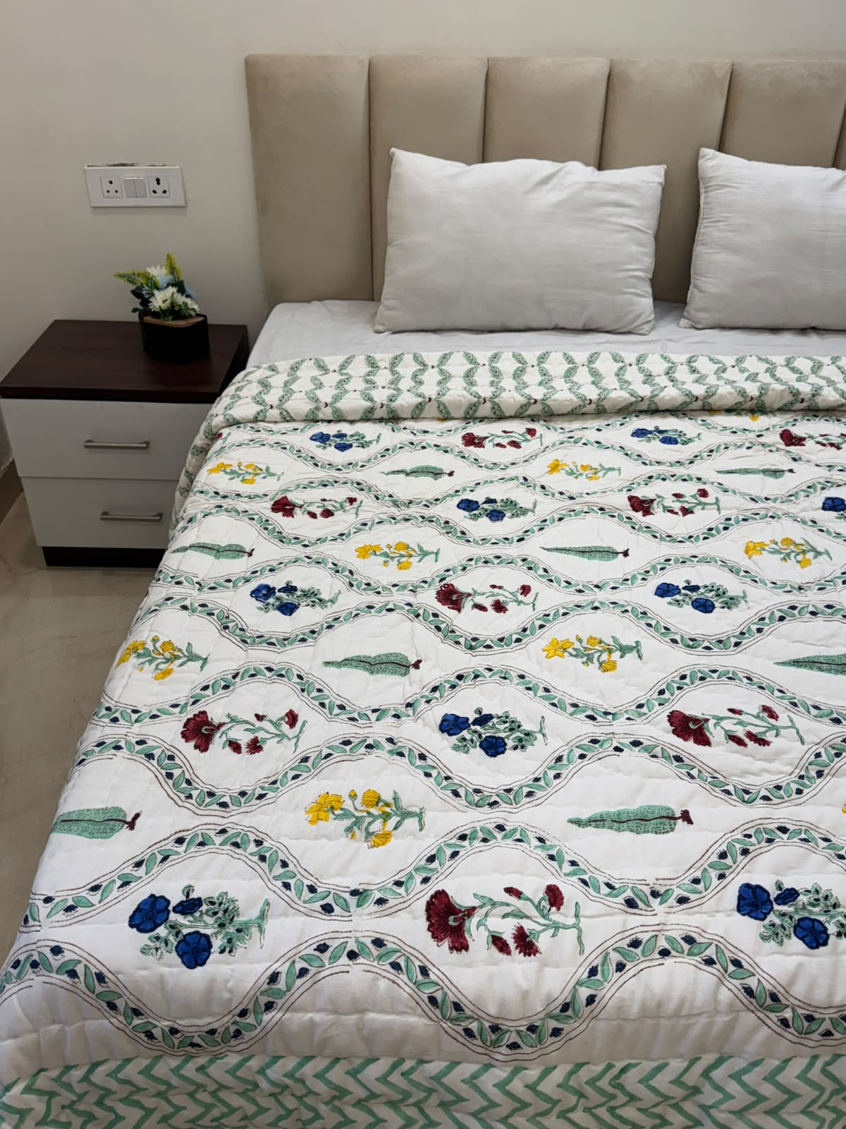 Double Bed Reversible Quilt