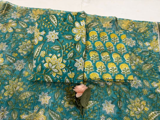 Cotton Suit with Kota Doriya Dupatta