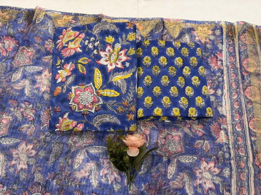 Cotton Suit with Kota Doriya Dupatta