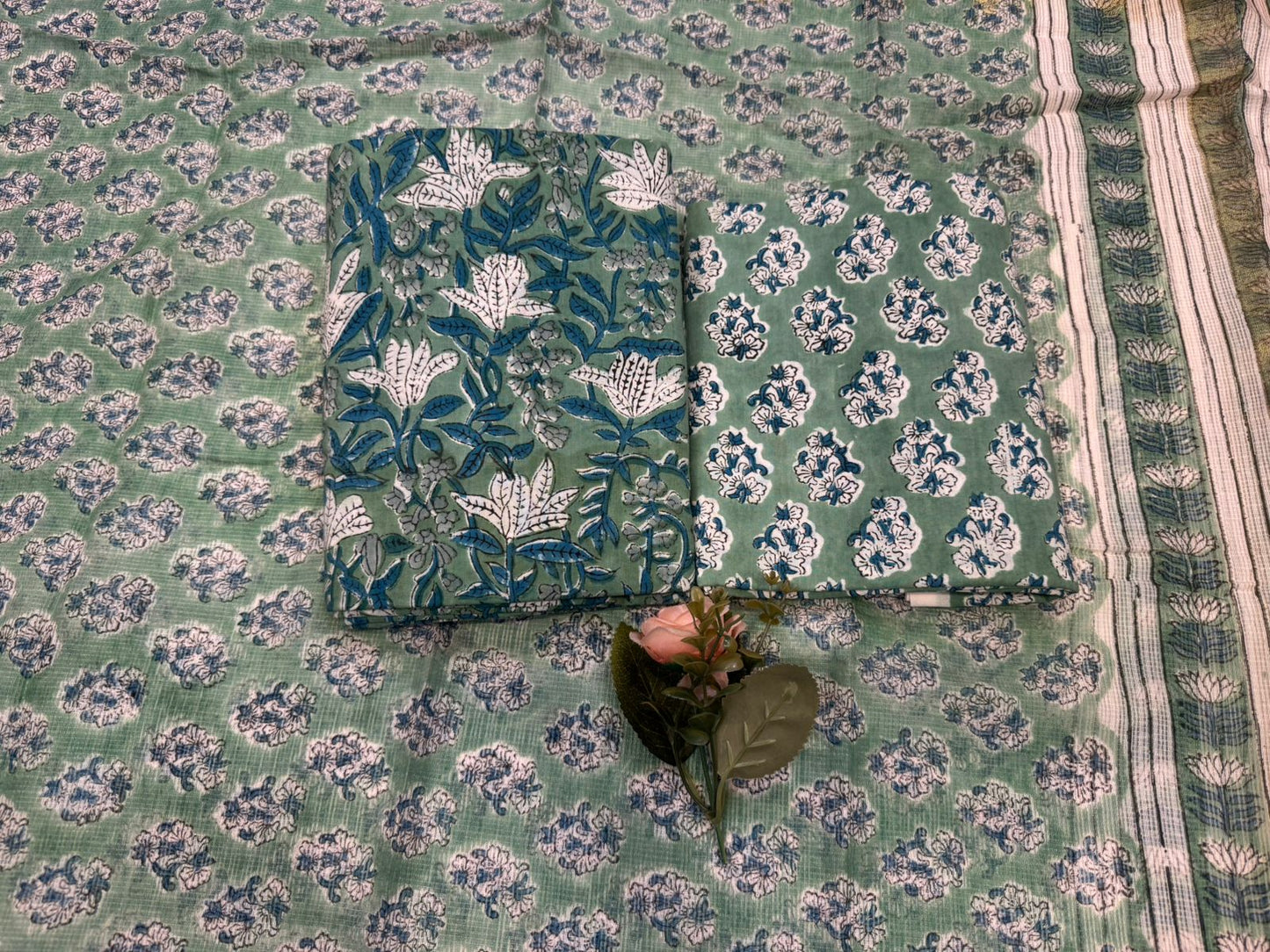 Cotton Suit with Kota Doriya Dupatta