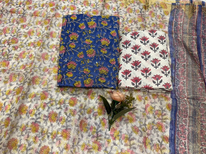 Cotton Suit with Kota Doriya Dupatta