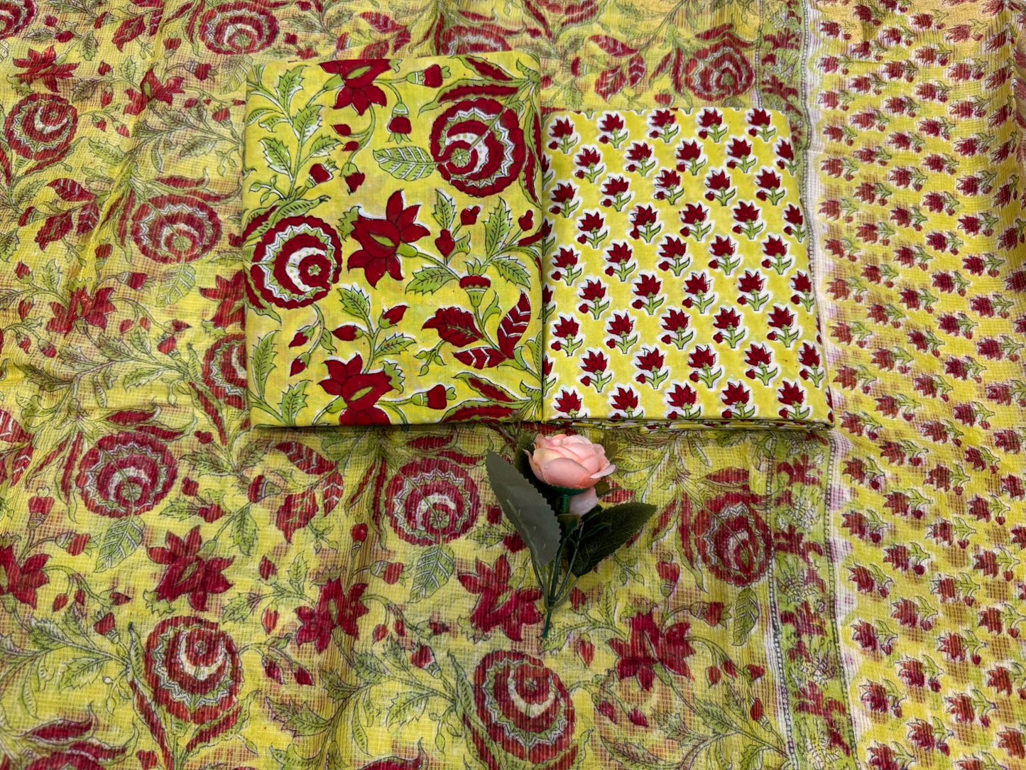 Cotton Suit with Kota Doriya Dupatta