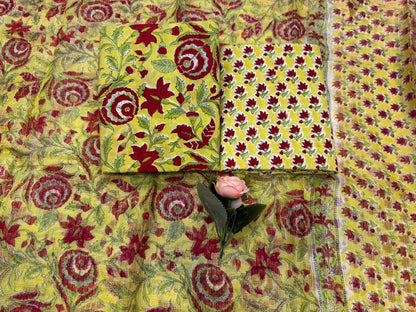 Cotton Suit with Kota Doriya Dupatta