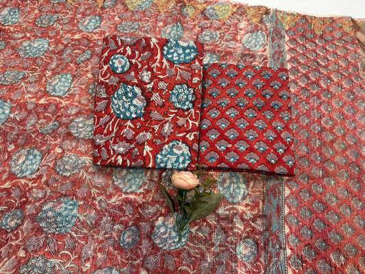 Cotton Suit with Kota Doriya Dupatta