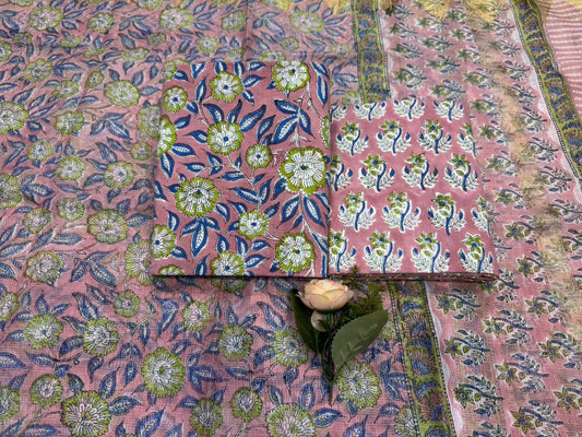 Cotton Suit with Kota Doriya Dupatta