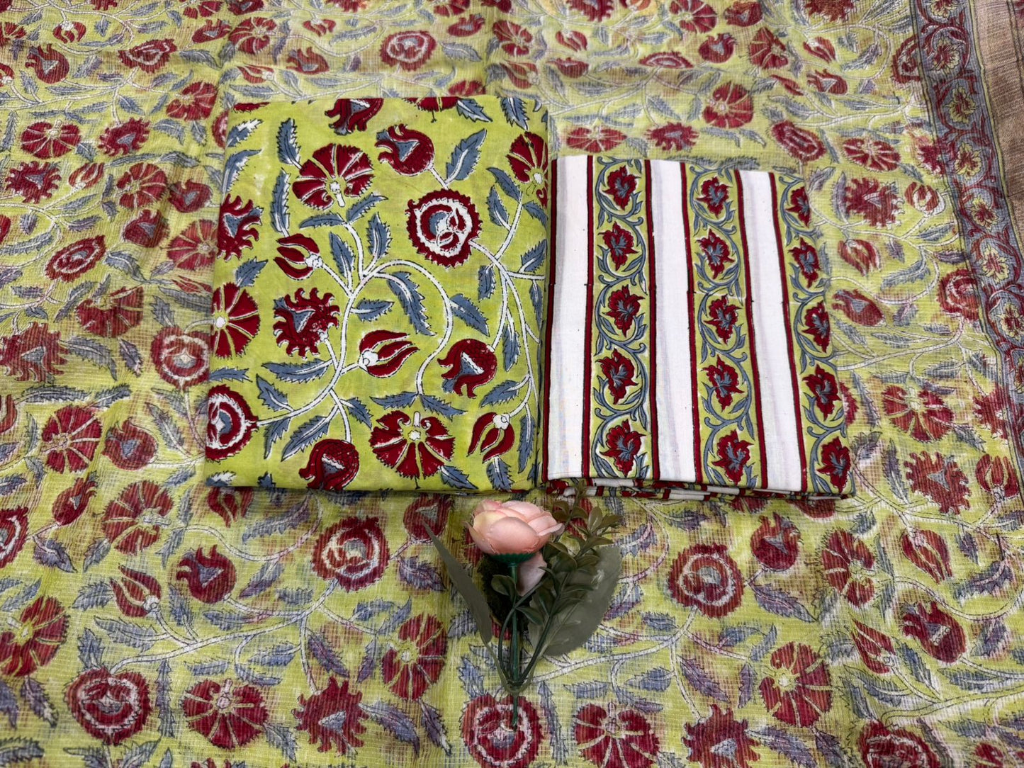 Cotton Suit with Kota Doriya Dupatta