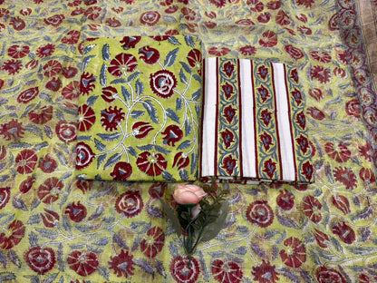 Cotton Suit with Kota Doriya Dupatta