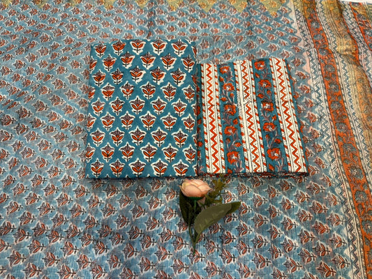 Cotton Suit with Kota Doriya Dupatta