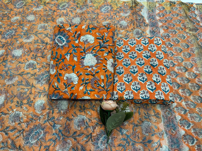 Cotton Suit with Kota Doriya Dupatta