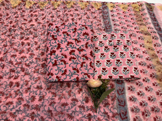 Cotton Suit with Kota Doriya Dupatta