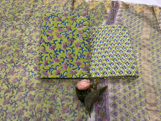 Cotton Suit with Kota Doriya Dupatta