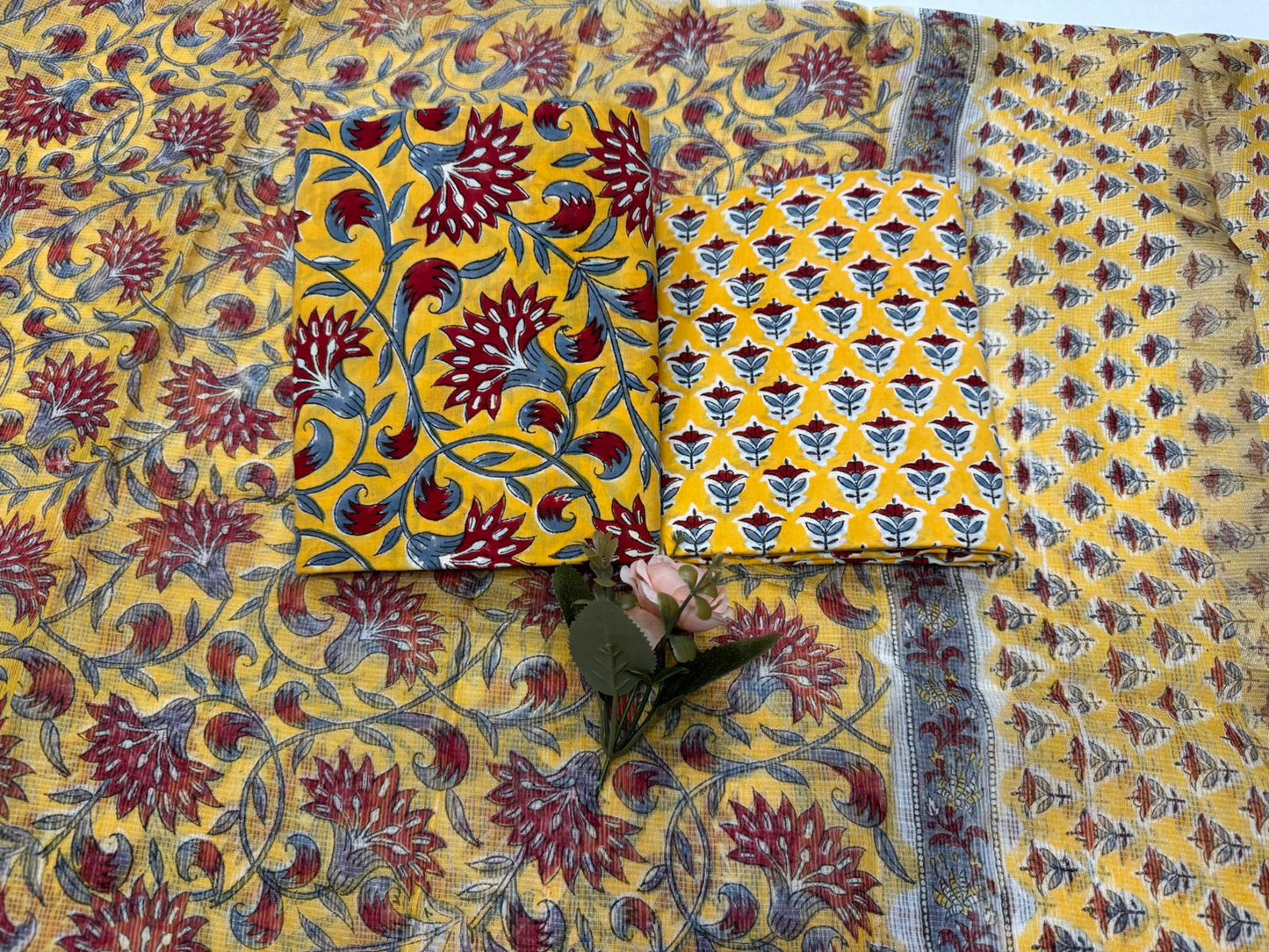 Cotton Suit with Kota Doriya Dupatta