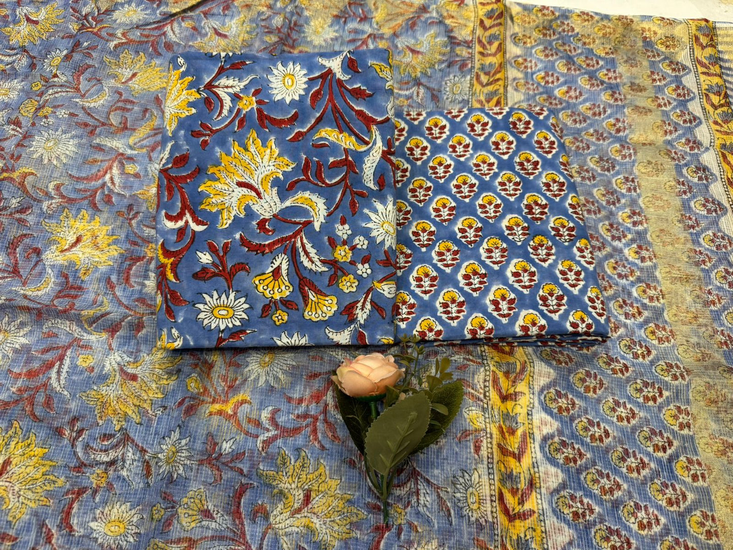 Cotton Suit with Kota Doriya Dupatta