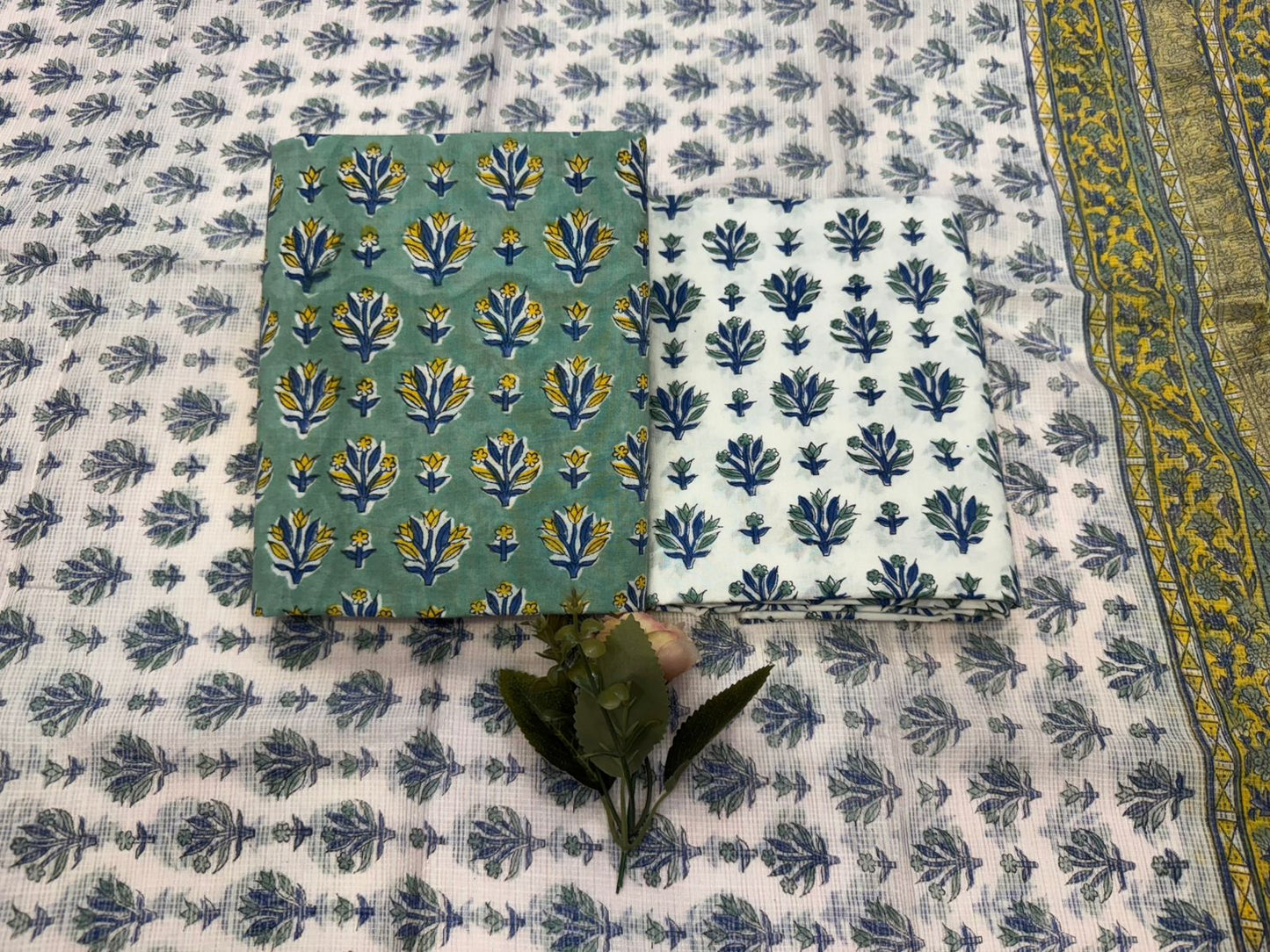 Cotton Suit with Kota Doriya Dupatta
