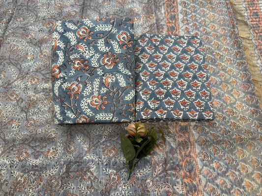 Cotton Suit with Kota Doriya Dupatta