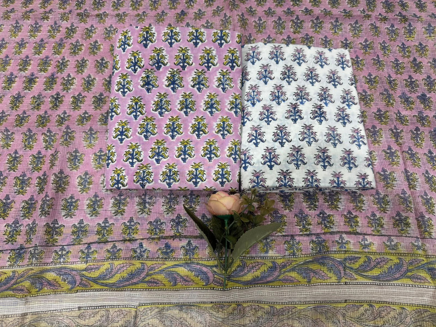 Cotton Suit with Kota Doriya Dupatta