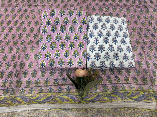 Cotton Suit with Kota Doriya Dupatta