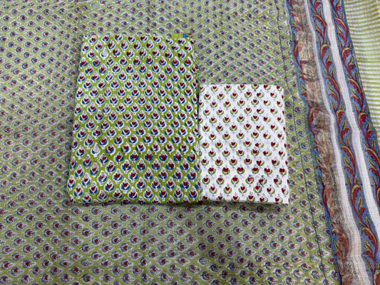 Cotton Suit with Kota Doriya Dupatta