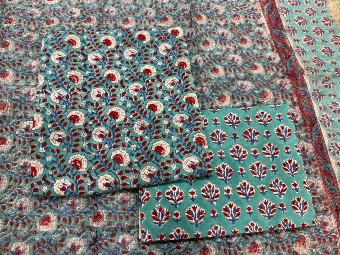 Cotton Suit with Kota Doriya Dupatta
