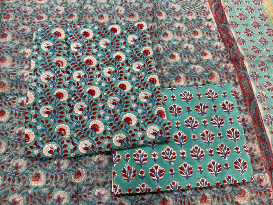 Cotton Suit with Kota Doriya Dupatta