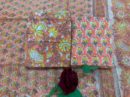Cotton Suit with Kota Doriya Dupatta