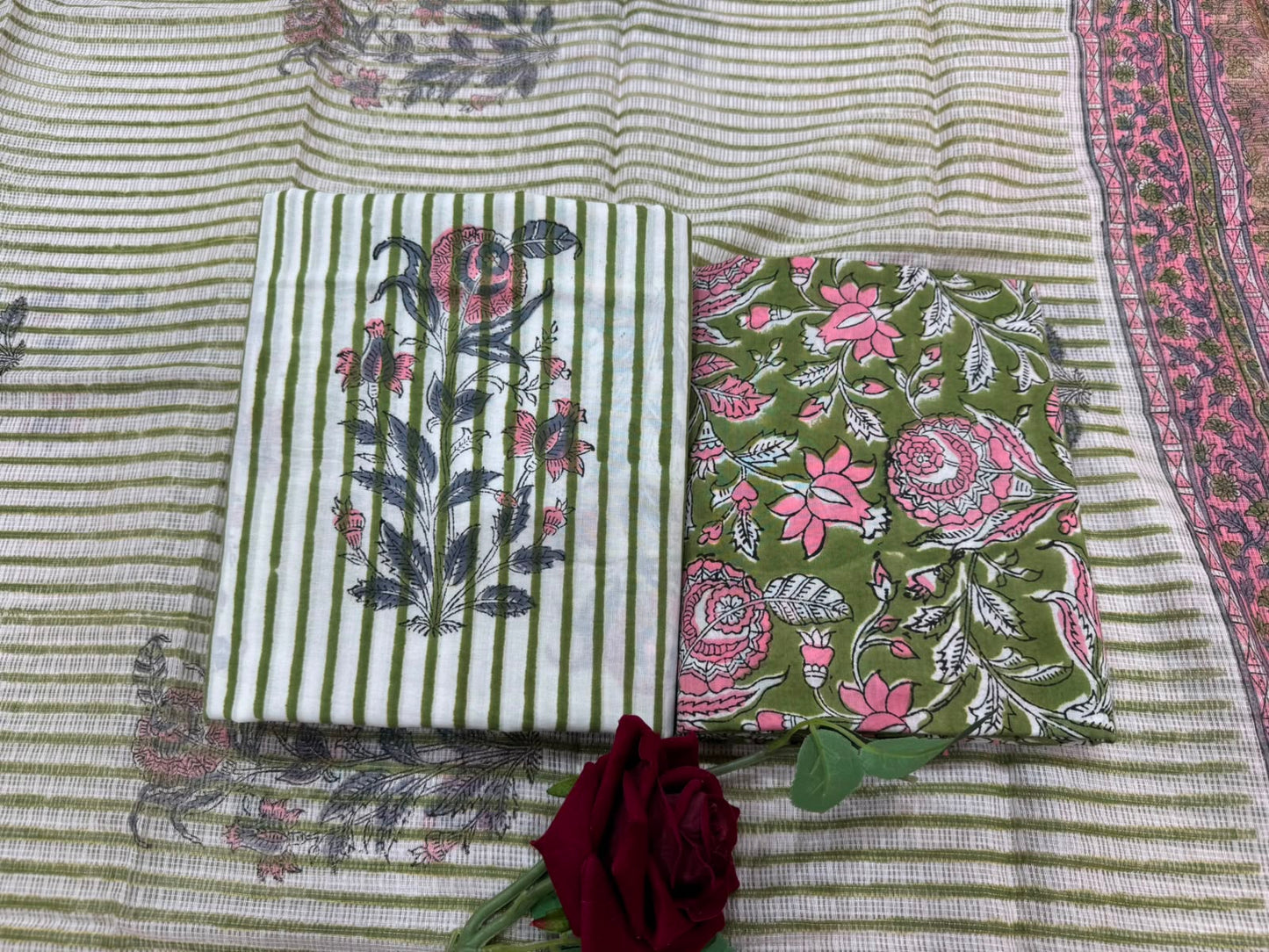 Cotton Suit with Kota Doriya Dupatta