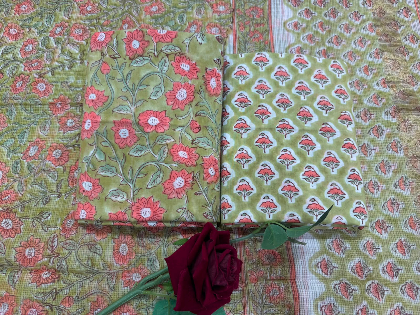Cotton Suit with Kota Doriya Dupatta