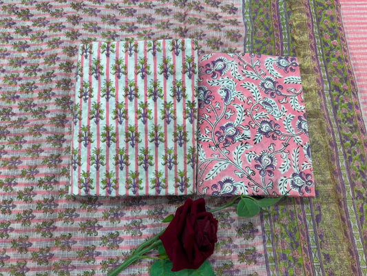 Cotton Suit with Kota Doriya Dupatta