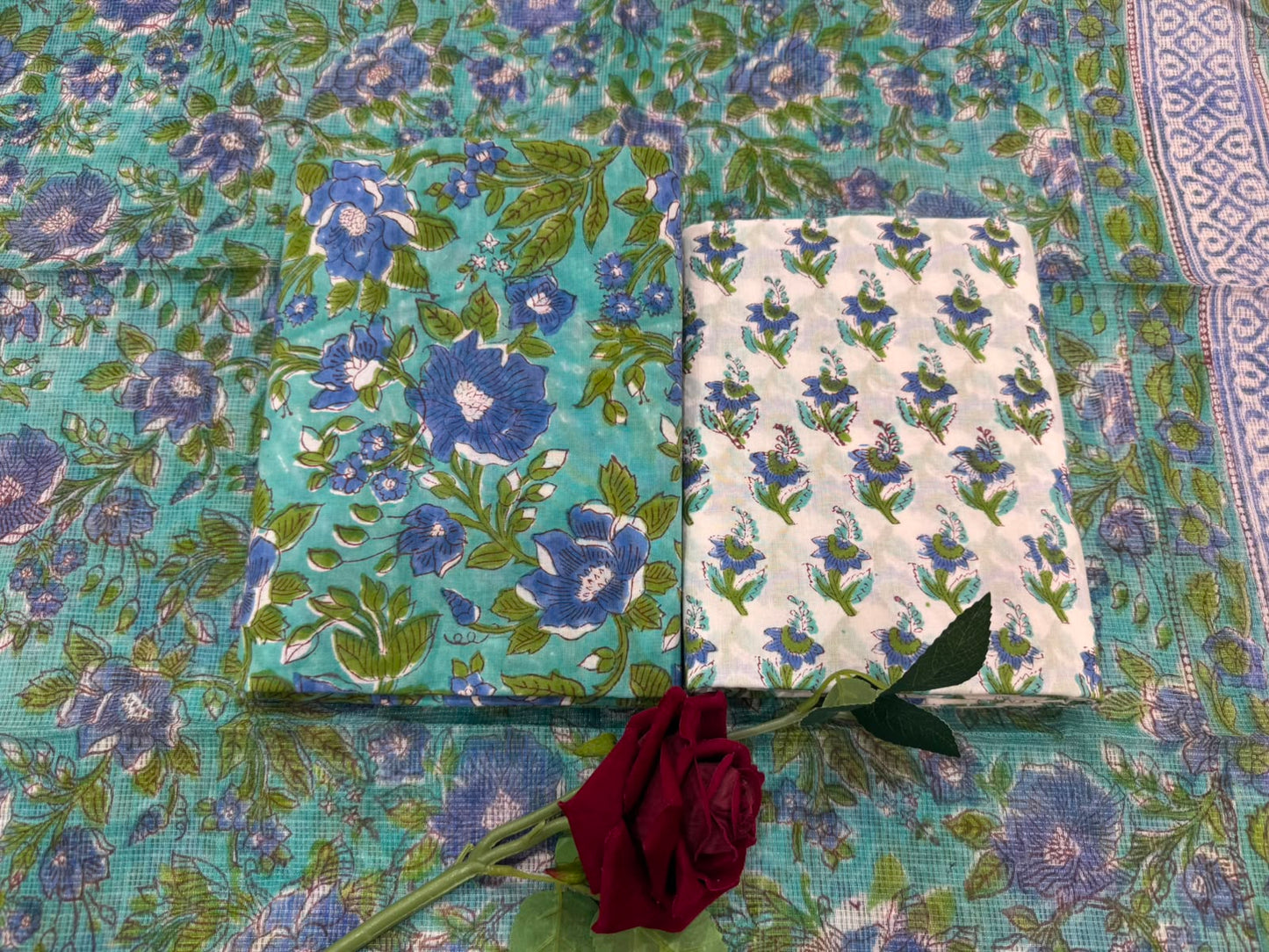 Cotton Suit with Kota Doriya Dupatta