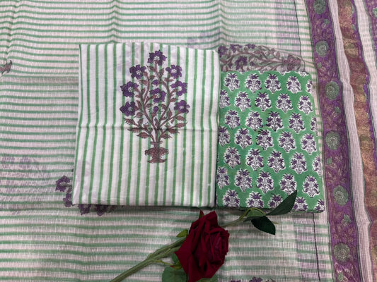 Cotton Suit with Kota Doriya Dupatta