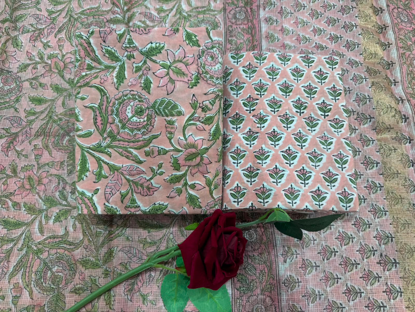 Cotton Suit with Kota Doriya Dupatta