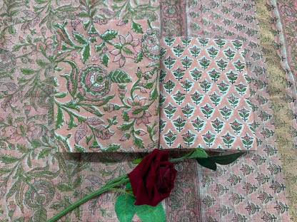 Cotton Suit with Kota Doriya Dupatta
