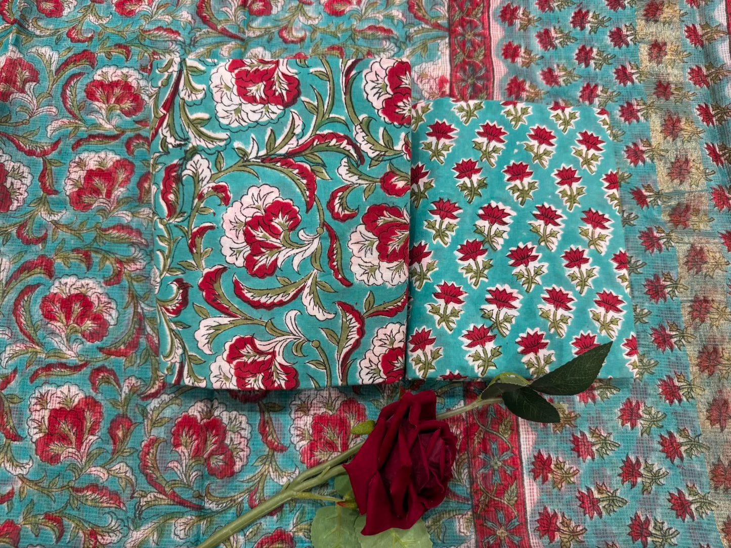 Cotton Suit with Kota Doriya Dupatta