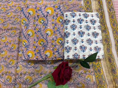 Cotton Suit with Kota Doriya Dupatta