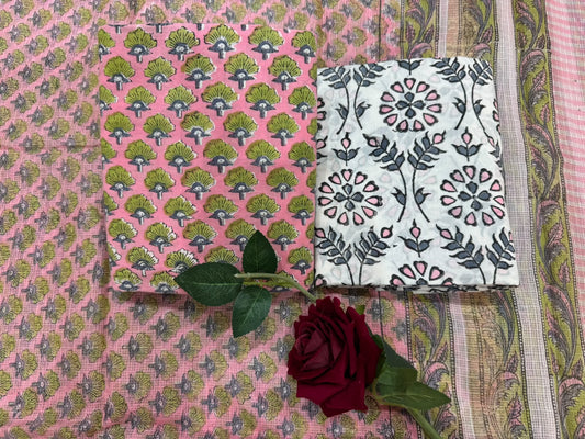 Cotton Suit with Kota Doriya Dupatta