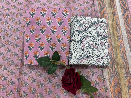 Cotton Suit with Kota Doriya Dupatta