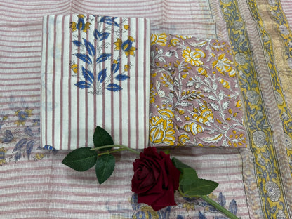 Cotton Suit with Kota Doriya Dupatta
