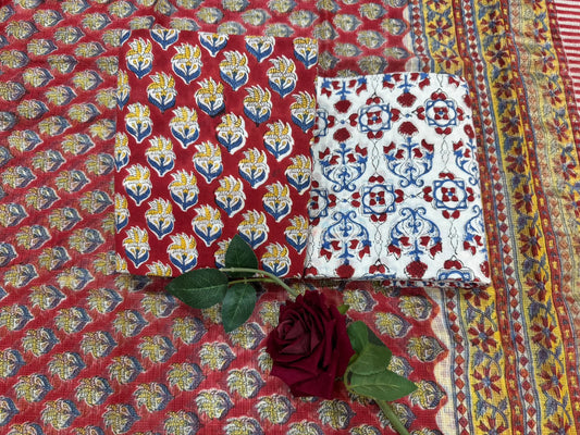 Cotton Suit with Kota Doriya Dupatta