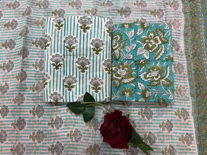 Cotton Suit with Kota Doriya Dupatta