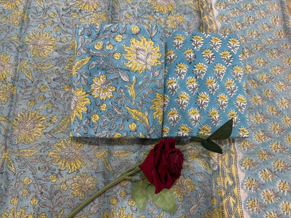 Cotton Suit with Kota Doriya Dupatta