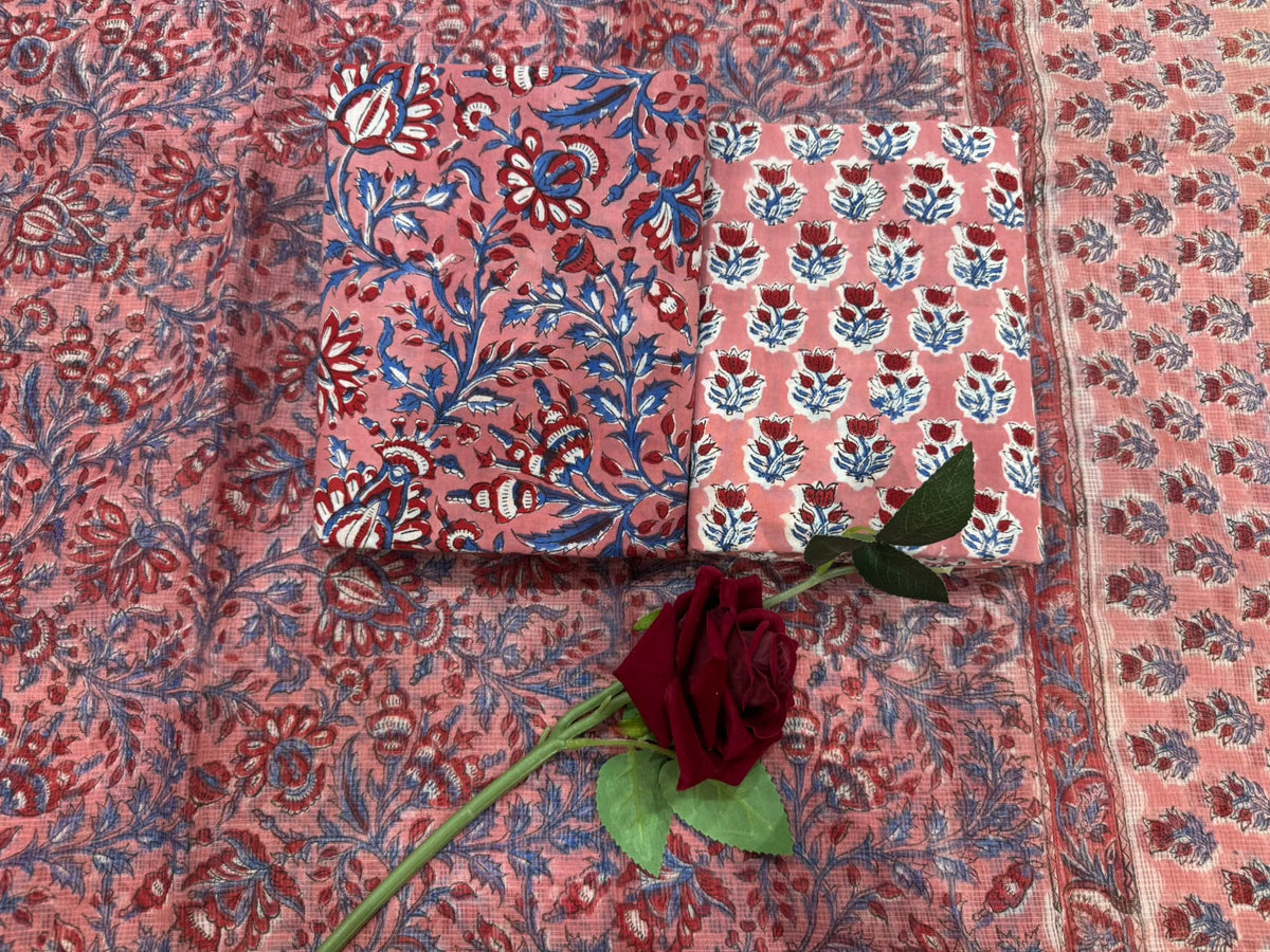 Cotton Suit with Kota Doriya Dupatta