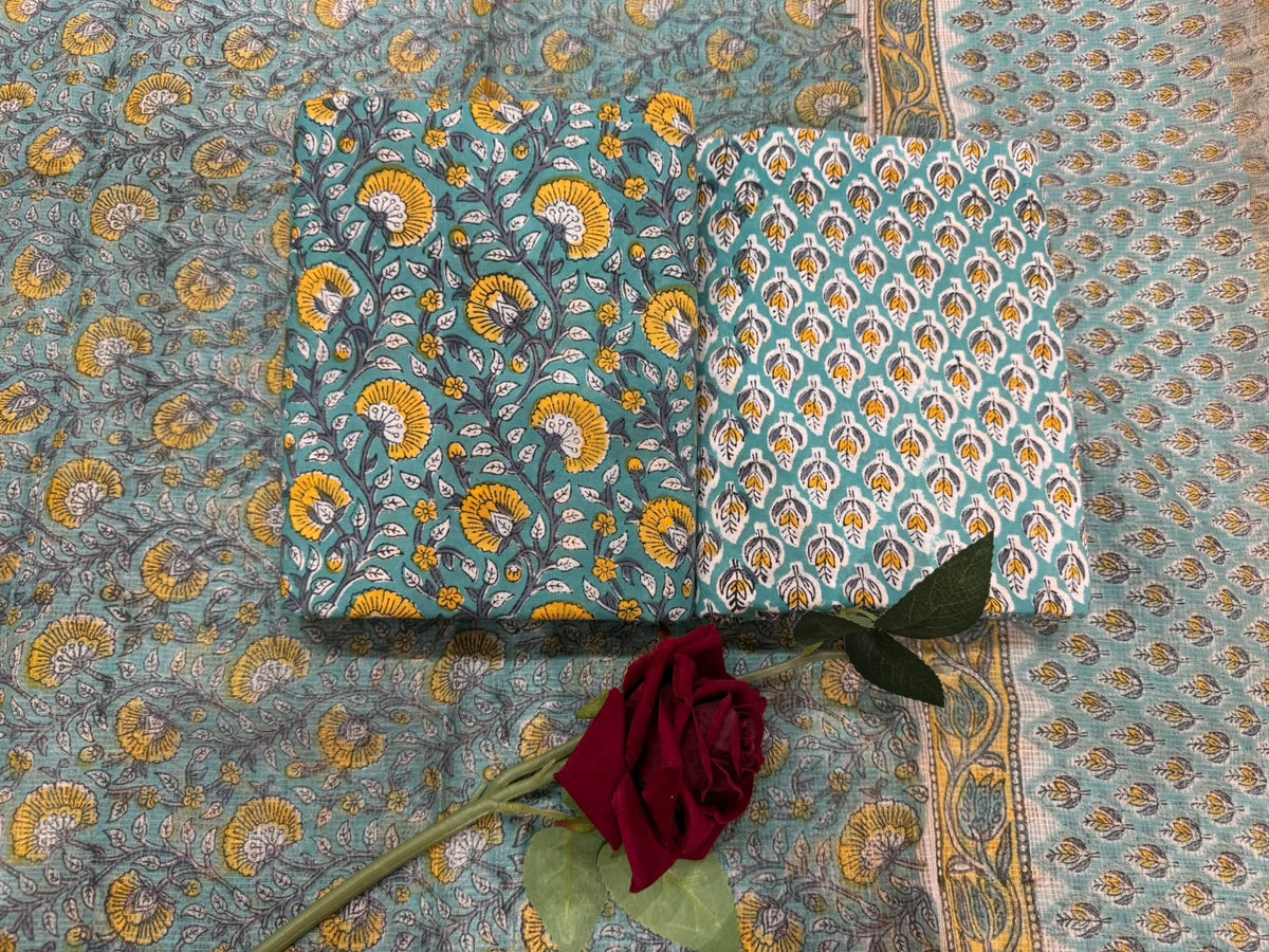 Cotton Suit with Kota Doriya Dupatta