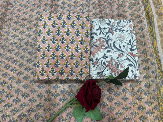 Cotton Suit with Kota Doriya Dupatta