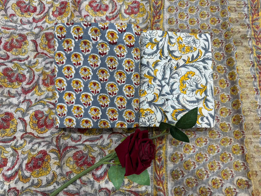 Cotton Suit with Kota Doriya Dupatta